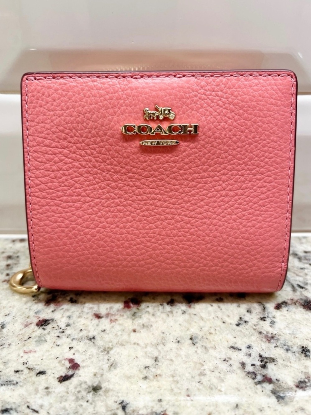 Coach pink wallet